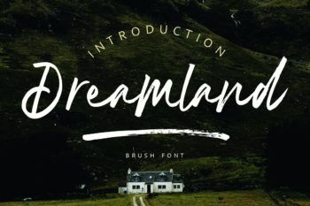 Dreamland Brush Font Free Demo