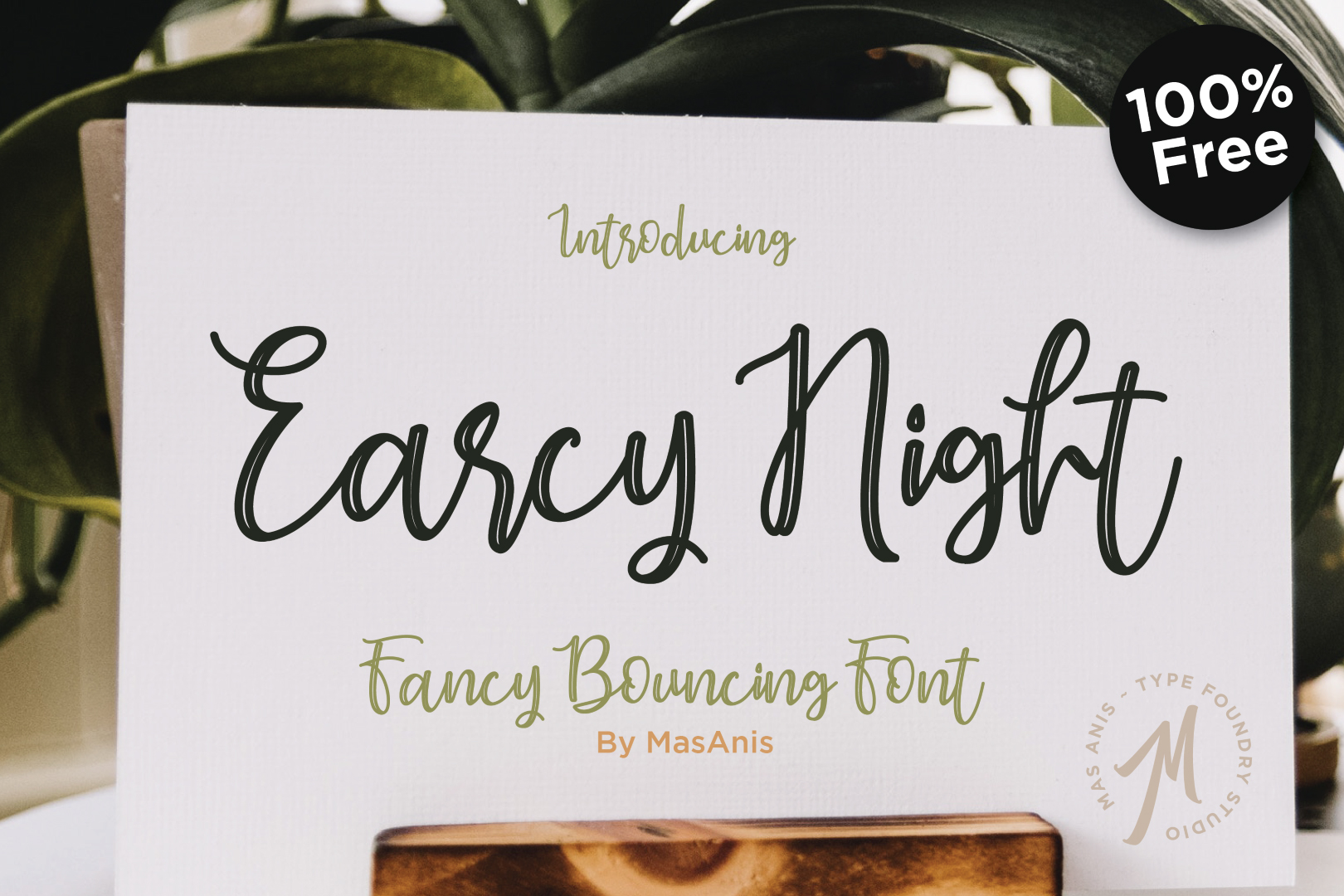 Earcy Night Free Font