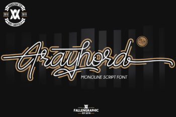 Frayhord Signature Font