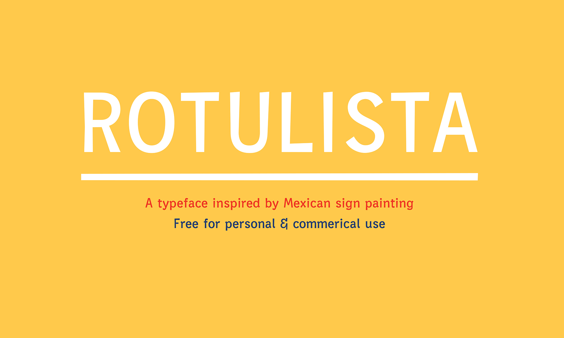 Free Rotulista Font