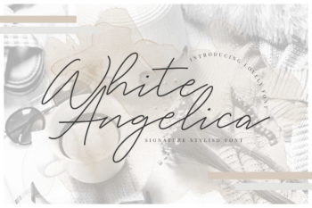 Free White Angelica Signature Font