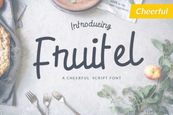 Fruitel Cheerful Script Font