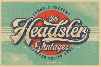 Headster Vintage Free Font Demo