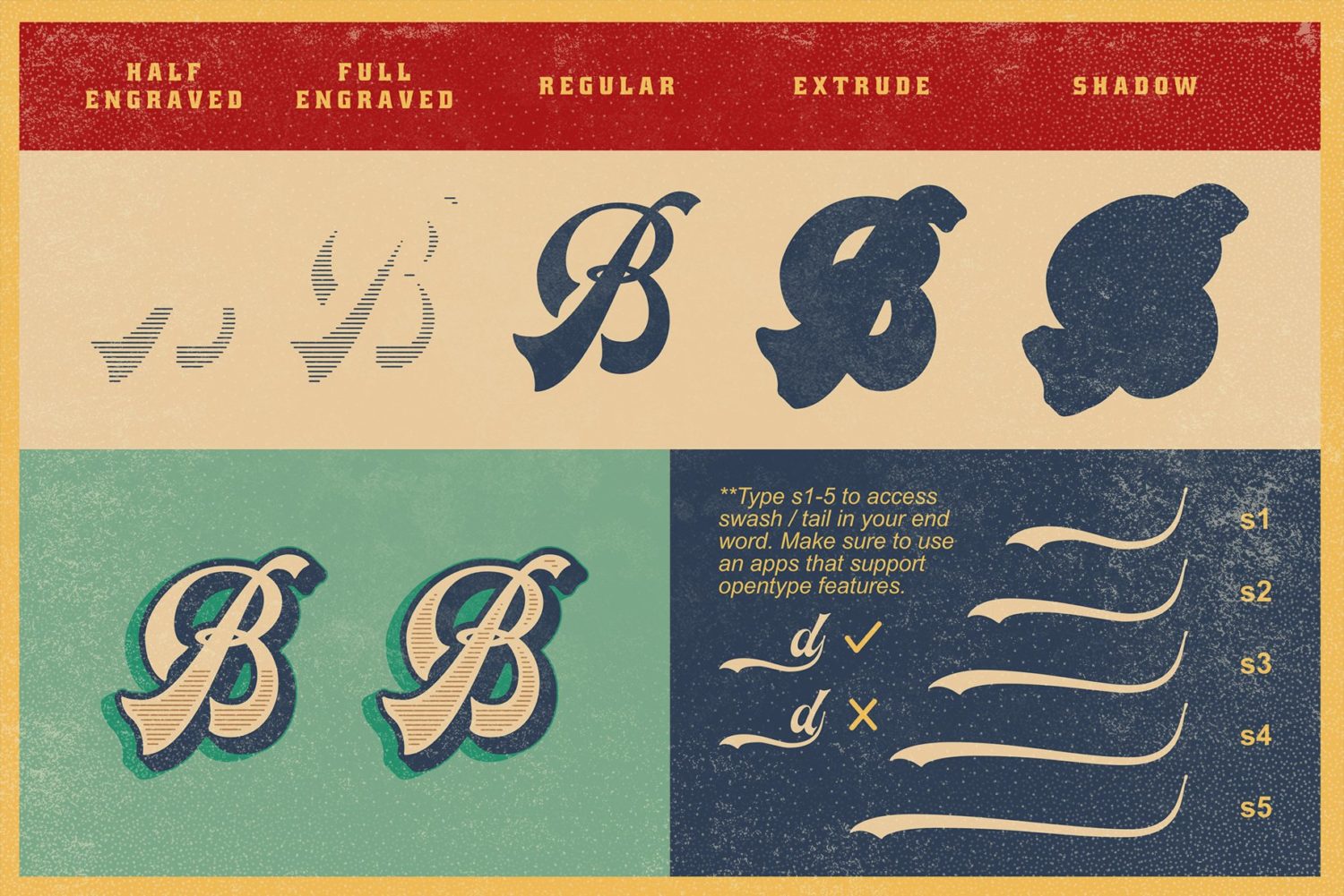 Headster Vintage Free Font Demo