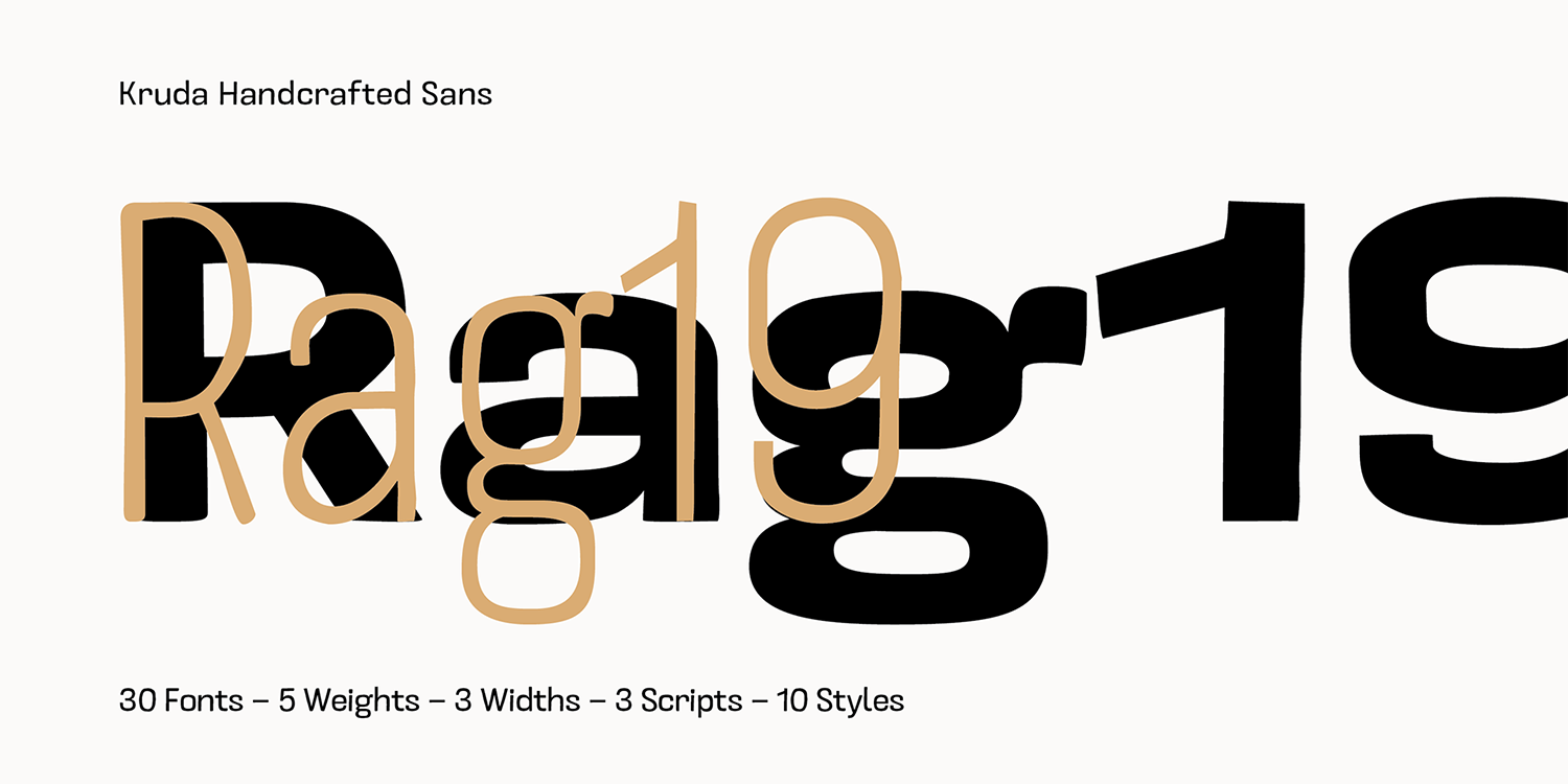 Kruda Sans Serif Demo Font