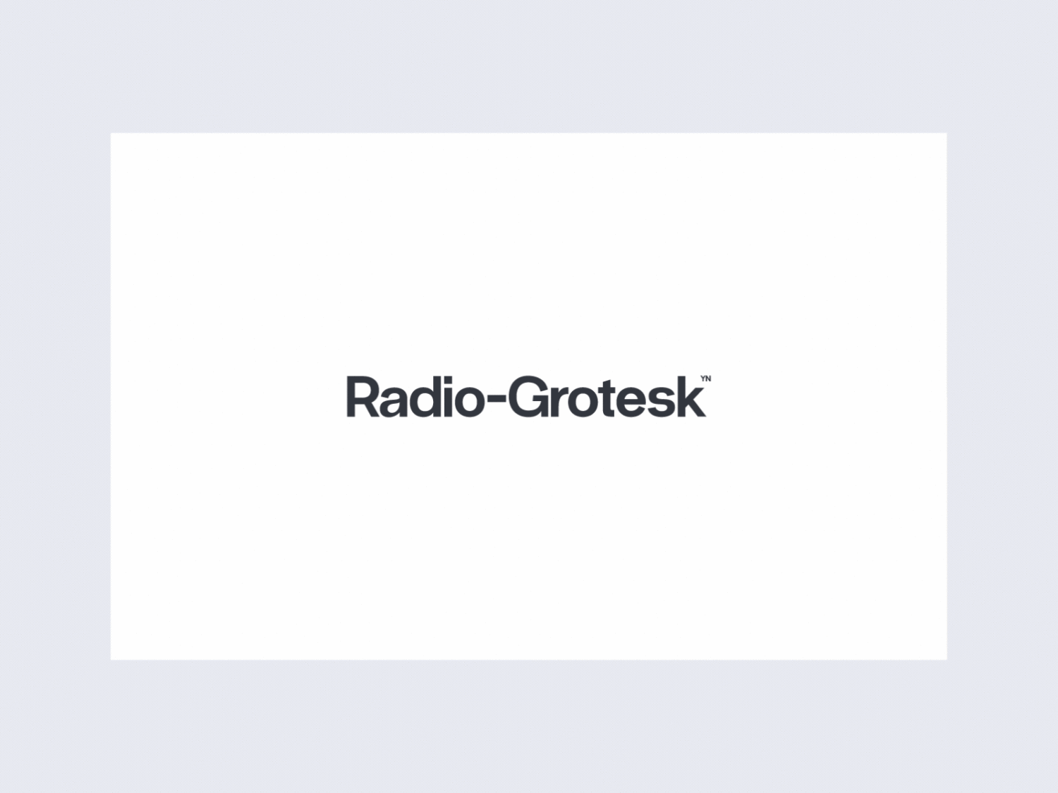 Radio-Grotesk Free Font