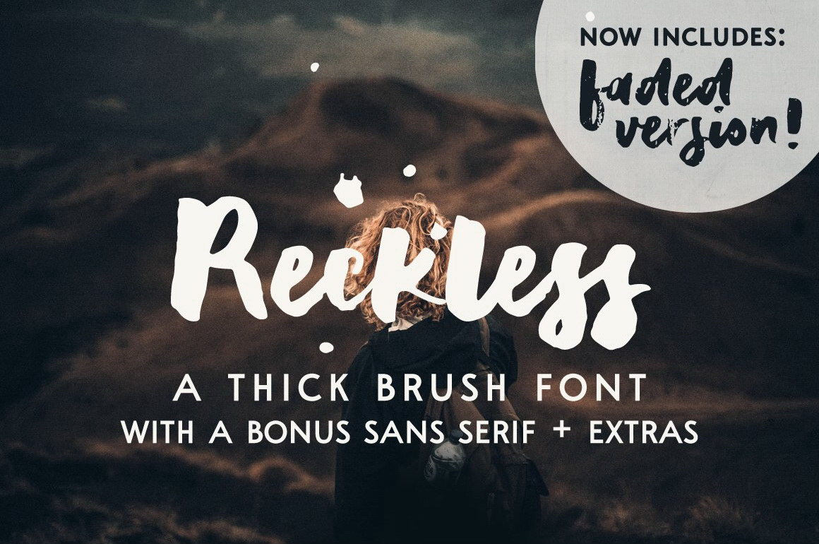 Reckless Brush Font