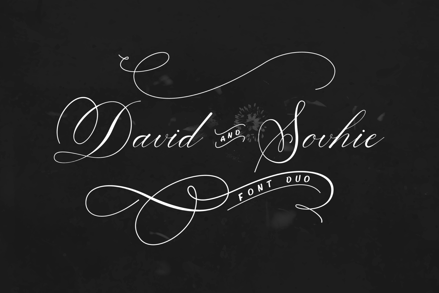 David and Sovhie Free Font