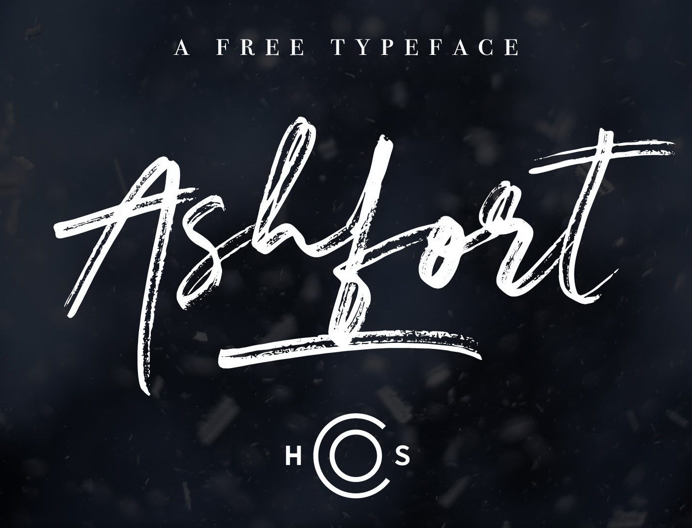 Free Ashfort Brush Font