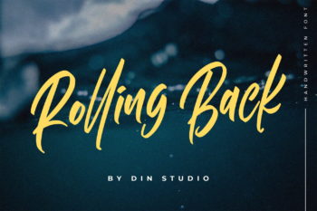 Rolling Back Font