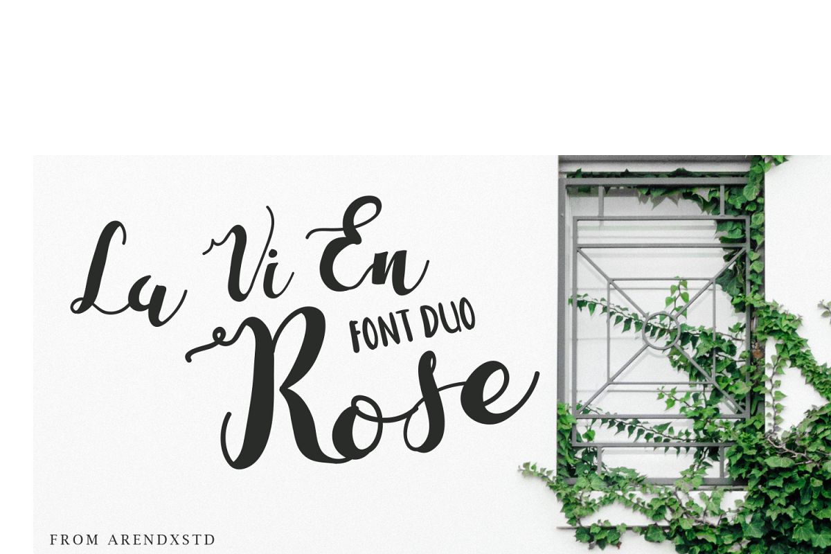 La Vi En Rose Free Script Font