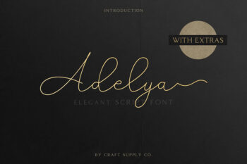 Adelya Handlettering Script