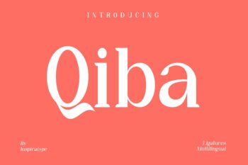 Qiba Simple Serif Font