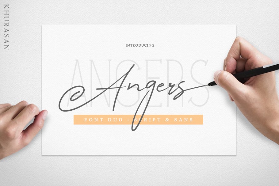 Angers Signature Script Font