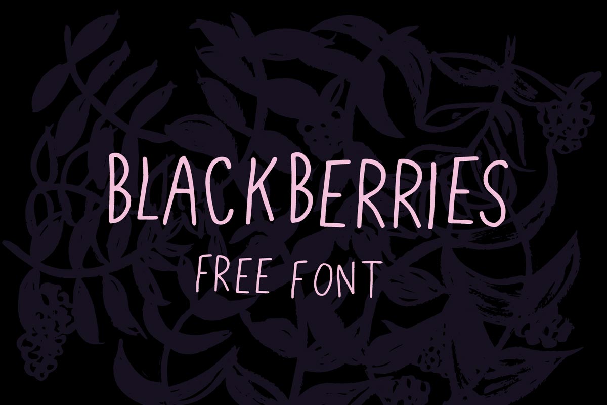 Blackberries Free Font