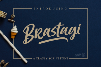 Brastagi Handlettering Font Demo