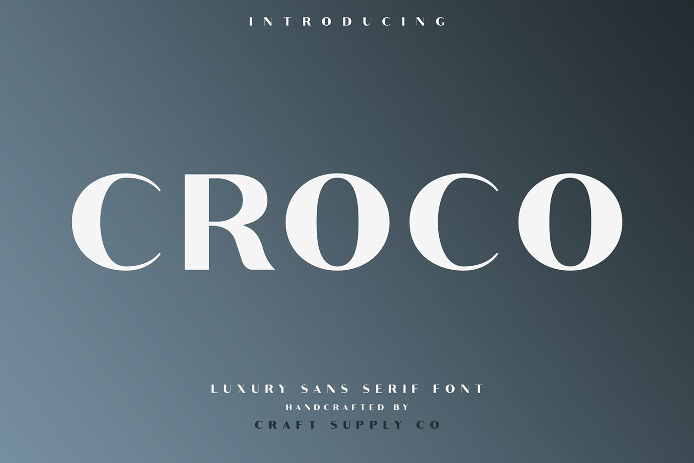 Croco Font Family Demo