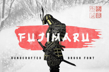 Fujimaru Brush Display Font