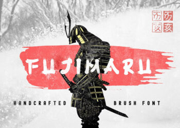 Fujimaru Brush Display Font