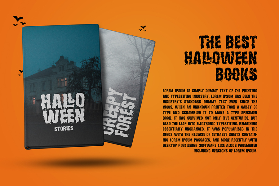Hollows Spooky Display Font