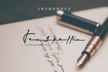 Jengkellin Signature Font