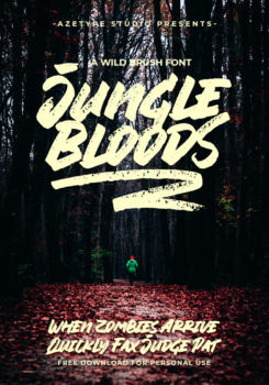 Jungle Blood Handlettering