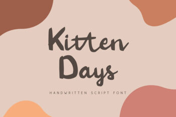 Kitten Days Handwriting Font