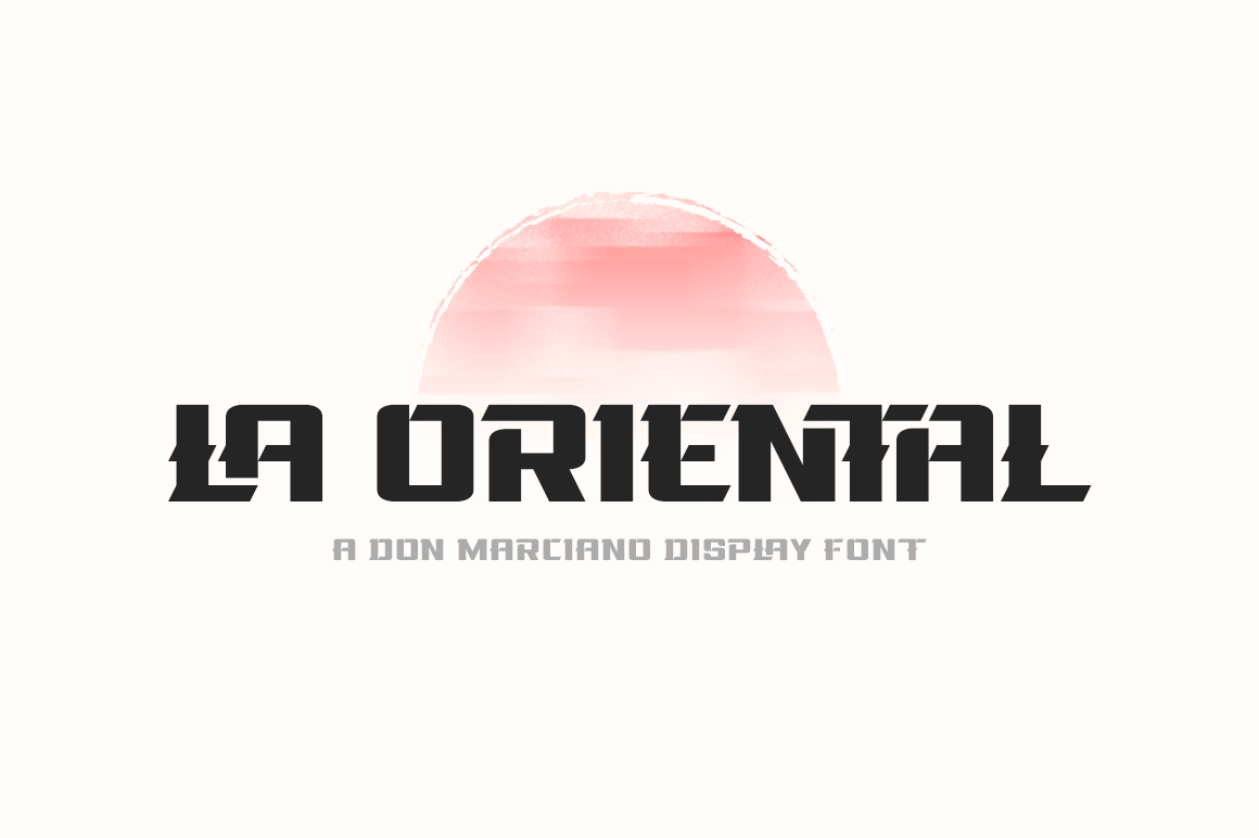 La Oriental Display Font