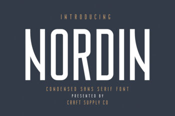 Nordin Sans Serif Free Demo