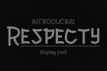 Respecty Display Font Demo