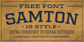 Samton Free Font Family