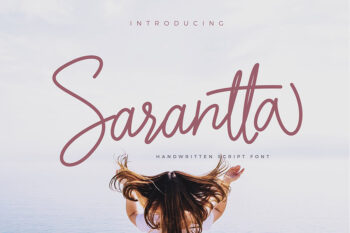 Sarantta Handwritten Script Font