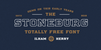 Stoneburg Block Free Font