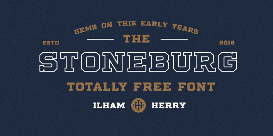 Stoneburg Block Free Font