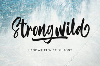 Strongwild Handwritten Brush Font