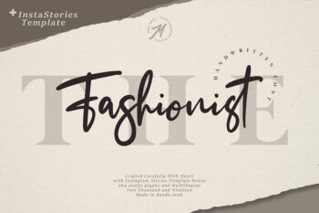 The Fashionist Script Font