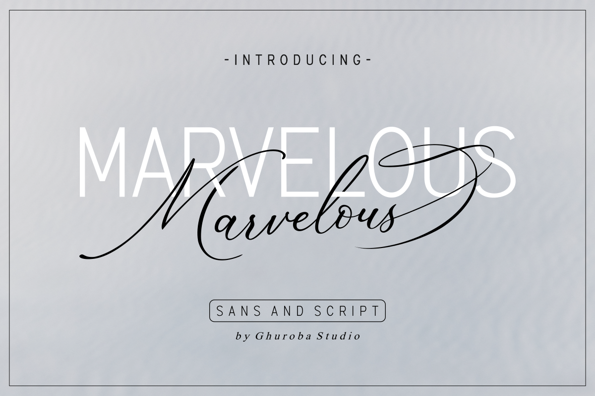 The Marvelous Font Duo