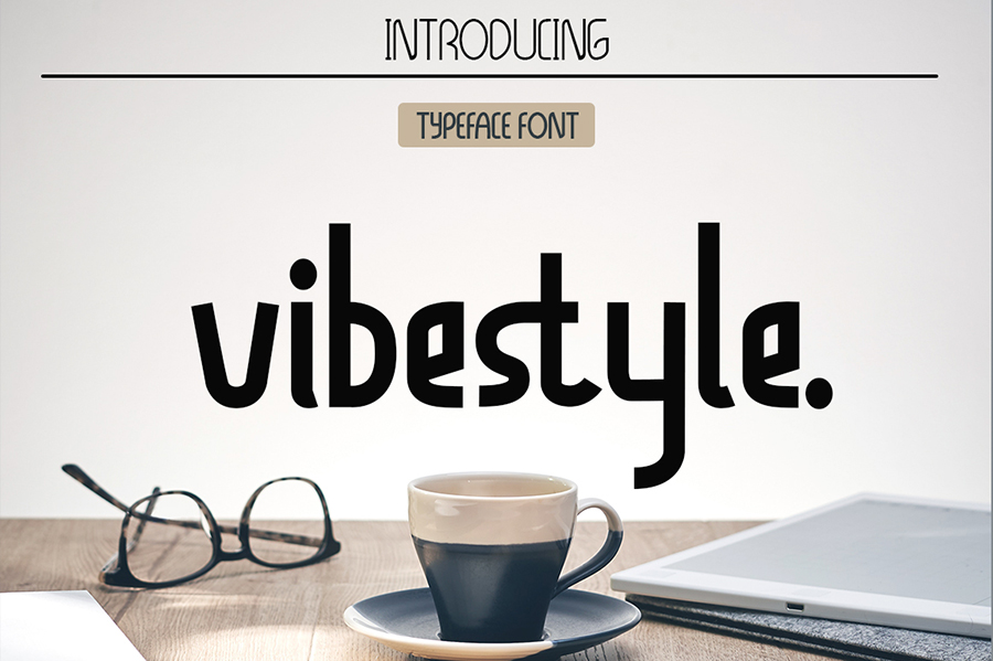 Vibestyle Display Font Demo