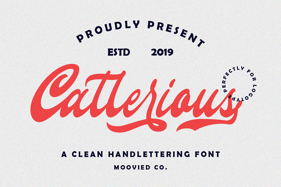 Callerious Handlettering Script