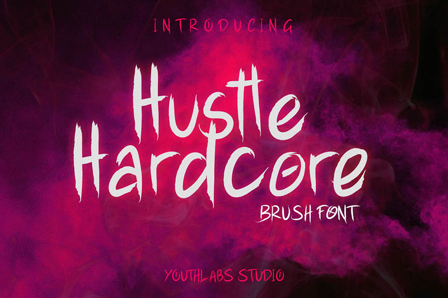 Hustle Hardcore Font Demo