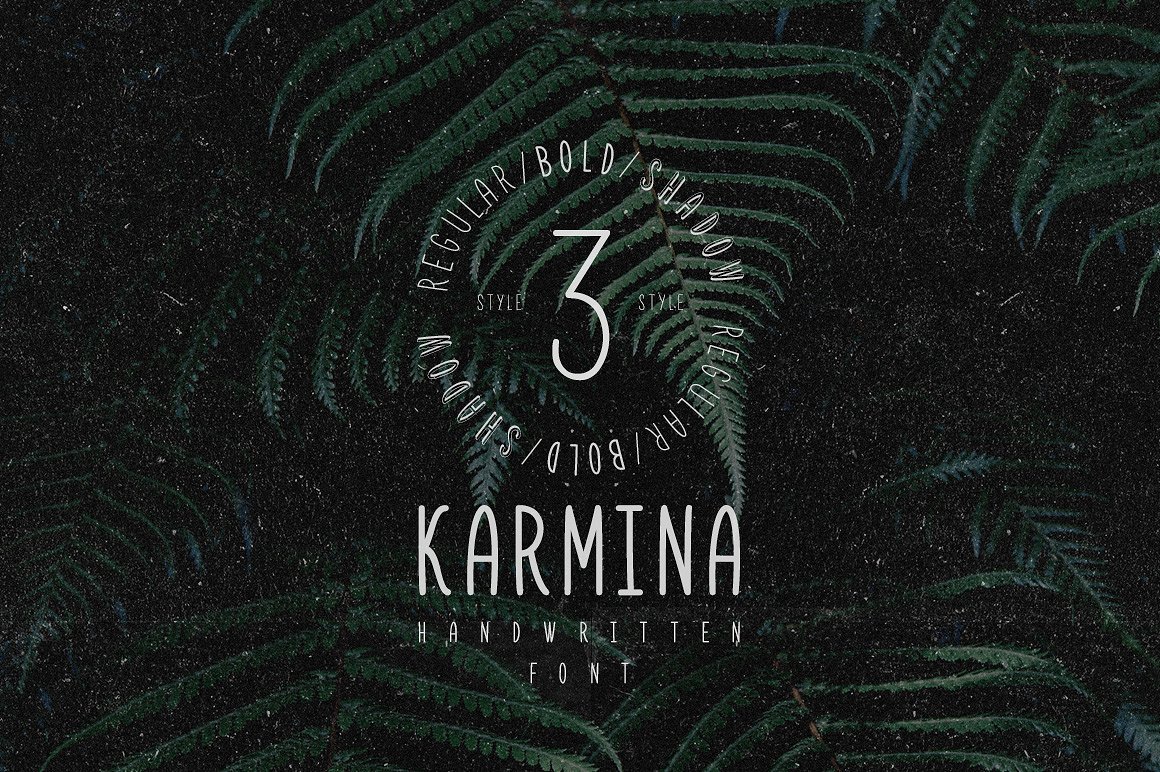 Karmina – Handwritten Font