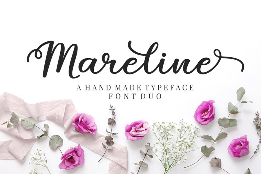 Mareline Script Free Demo