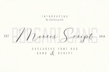 Morris Signature Script Font