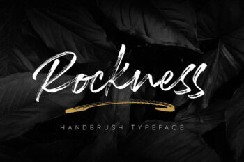 Rockness Handbrush Font