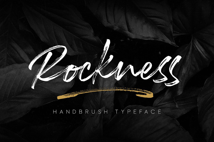 Rockness Handbrush Font