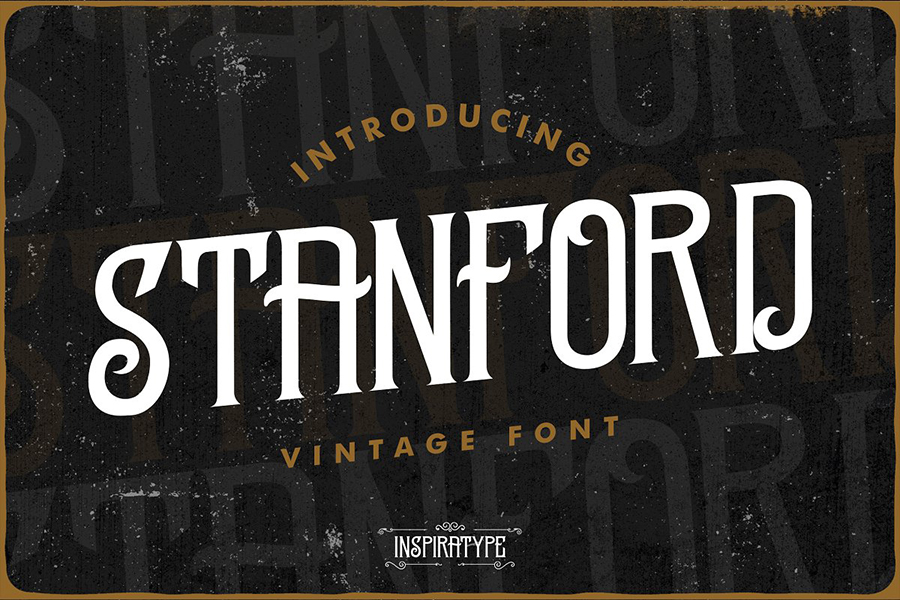 Standford Vintage Font Demo