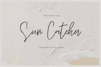 Sun Catcher Handwritten Script