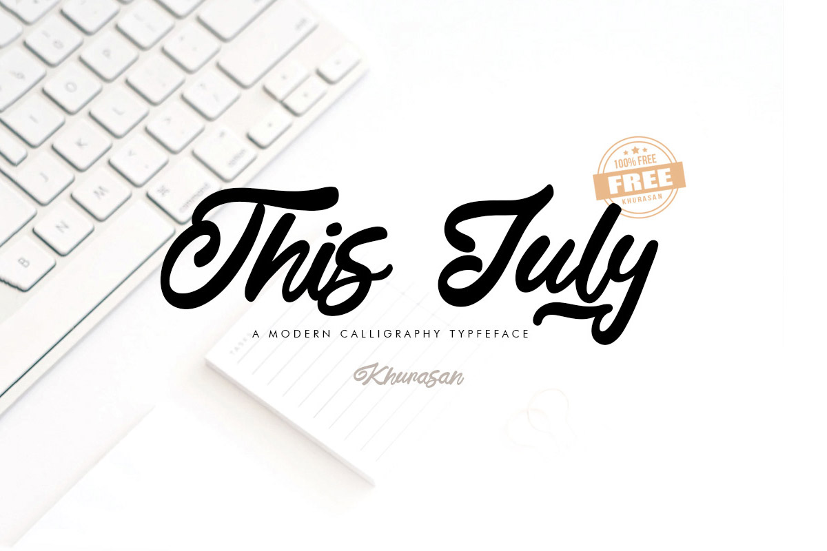 This July Script Free Font