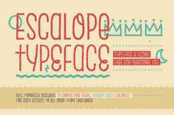Escalope Free Typeface Family