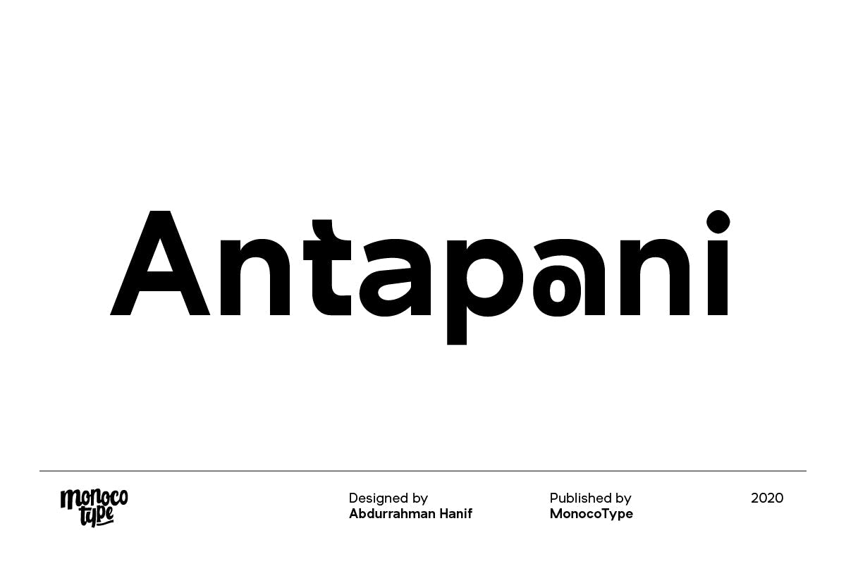 Free Antapani Sans Serif Font